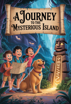 Book cover for A Journey to the Mysterious Island