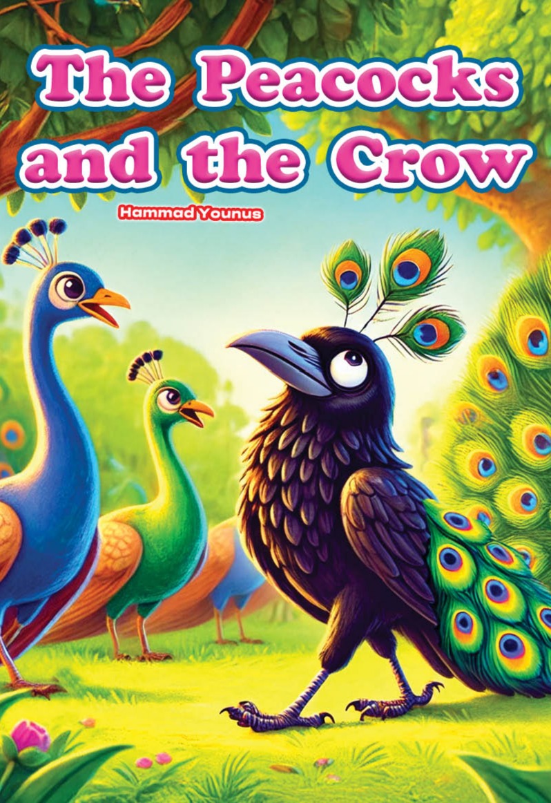 The Peacocks and the Crow