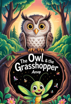 Book cover for The Owl & the Grasshopper